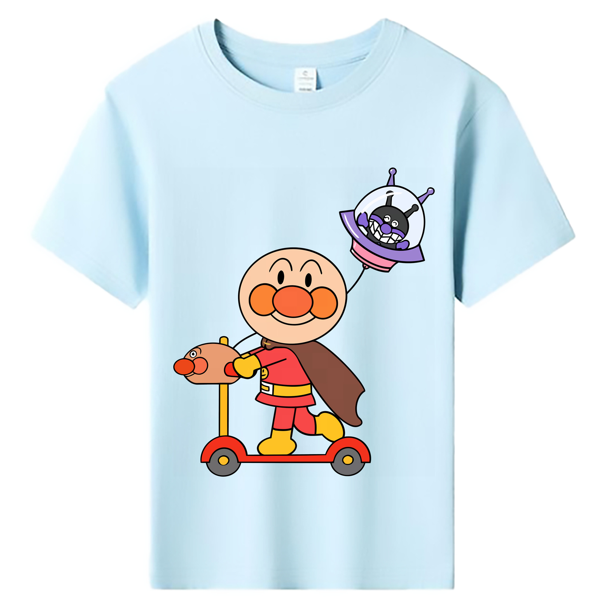 （画像用） アンパンマン Anpanman 綿100％キッズTシャツ（フロントプリント）